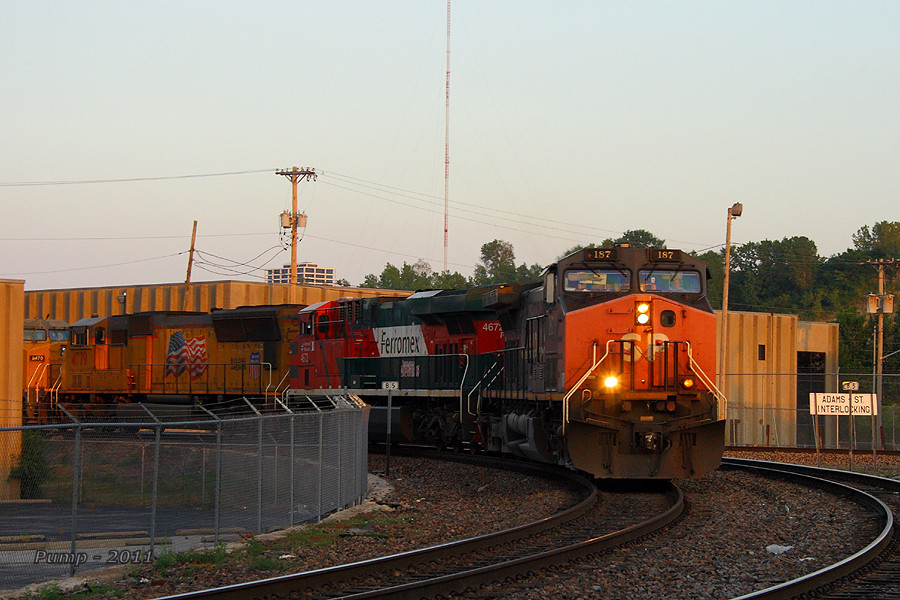 Westbound UP Light Engine Movement
